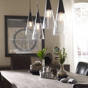 2 cone pendant lights